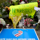 Flowers and cards sit at a makeshift memorial down the street from the site of the mass shooting that killed 11 people and wounded 6 at the Tree Of Life Synagogue on Oct. 28, 2018 in Pittsburgh, Pennsylvania. Suspected gunman Richard Bowers, 46, has been charged with 29 federal counts in the mass shooting that police say was fueled by antisemitism.
